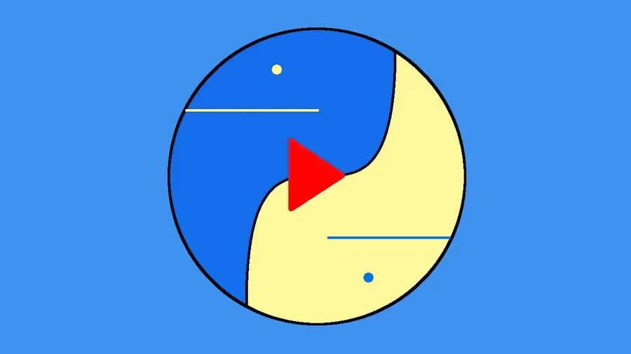 python zen play logo whit blue-background